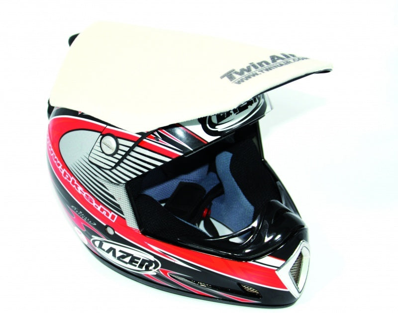 Twin Air White White Helmet Mud Deflector