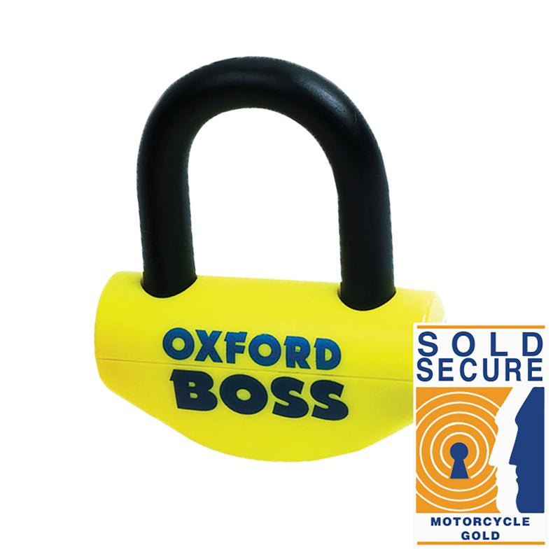 Oxford Big Boss Disc Lock - Ø16mm žlutá ze 46