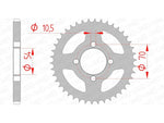 AFAM Steel Standard Back Sprock 10229 - 428