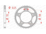 AFAM Steel Standard Back Sprock 10613 - 525