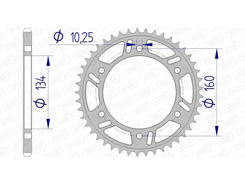 AFAM Aluminium Ultra -LIGHT SPROPET 11618 - 520