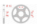 AFAM Steel Standard Back Sprock 12204 - 428