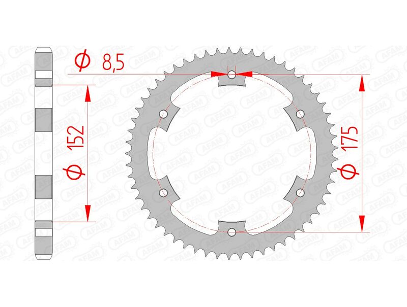 AFAM Steel Standard Back Spropet 12207 - 428