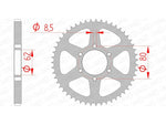 AFAM Steel Standardní zadním Sprock 12208 - 428