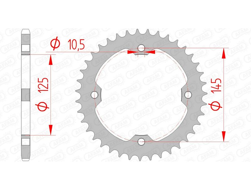 AFAM Steel Standard zadní Sproke 12407 - 520