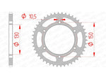 AFAM Steel Standardní zadním sprock 12604 - 520