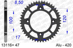 AFAM Aluminium Ultra -LIGHT Hard eloxovaný zadní SPROPET 13116 - 420