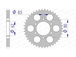 AFAM Aluminium Ultra -LIGHT HARD Elonaivied Back Spropet 13208 - 428