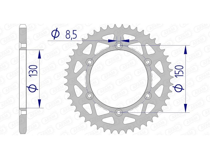 AFAM Aluminium zadní mluvený 13323 - 520