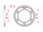 AFAM Steel Standardní zadním Sprock 14206 - 520