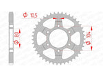 AFAM Steel Standardní zadním sprock 16610 - 525