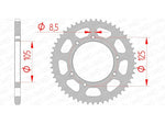 AFAM Steel Standardní zadním Sprock 47103 - 420