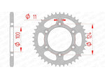 AFAM Steel Standardní zadním Sprock 50602 - 520