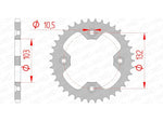 AFAM Steel Standardní zadním Sprock 71305 - 520