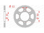 AFAM Steel Standard zadní Sprock 80103 - 420