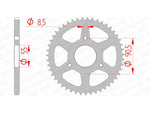 AFAM Steel Standard zadní Sprock 80104 - 420