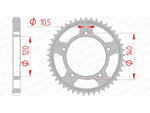 Afam Steel Standard Back Sprock 86603 - 530