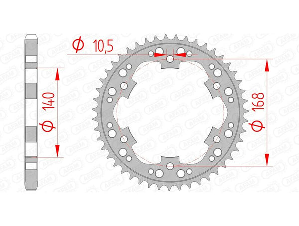 AFAM Steel Standard Back Spropet 92635 - 525 92635-41