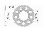 Afam Aluminium zadní mluvený 93303 - 520