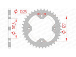 AFAM Steel Standardní zadním sprock 98500 - 520