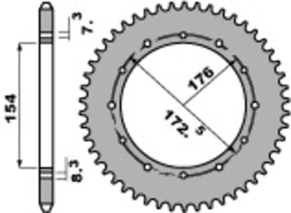 PBR Ultra -LIGHT Hliníkový zadním spropet 2S - 520 2S 47 l