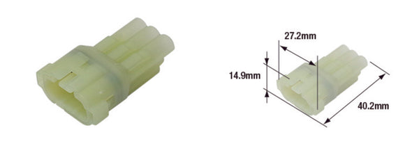 Tourmax waterproof female connector 090 (FRSH)-3-pole-ETP-105