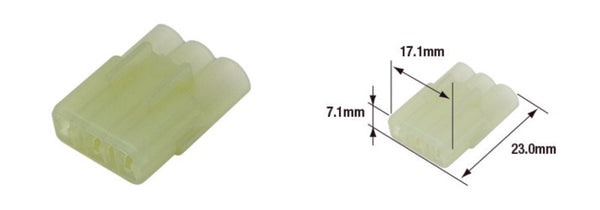 Tourmax waterproof male connector 090 (FRSH)-3-pole-ETP-106