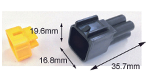 Tourmax waterproof male connector 090 (FRW)-4-pole-ETP-59