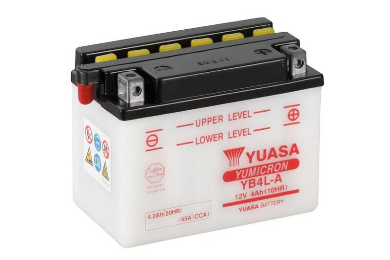 Yuasa Battery Conventional Without Acid Pack - YB4L -A