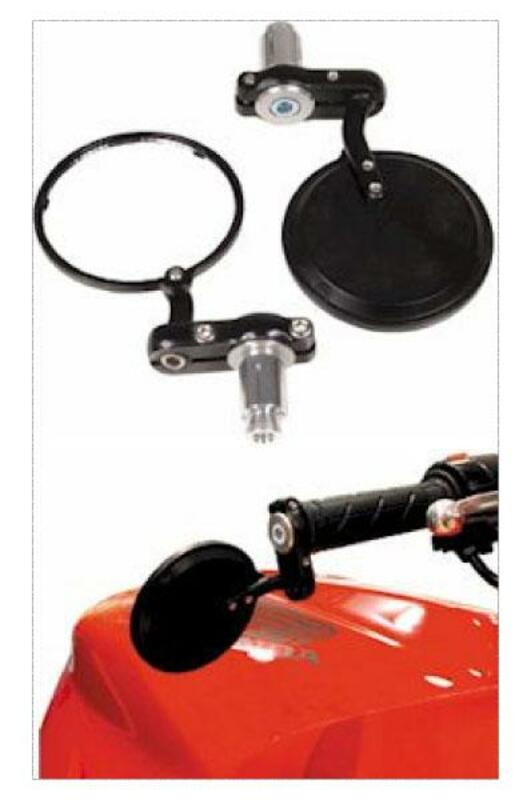 V Části End Mirror Universal - Černá (pár) A40-50080K