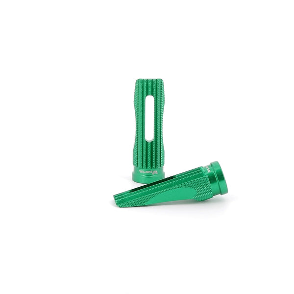 V PARTS Pro 2 Foot Pegs Green 050000900.NG50 
