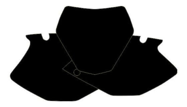 Nálepky Blackbird Plate Black Yamaha YZF250 3219/000006