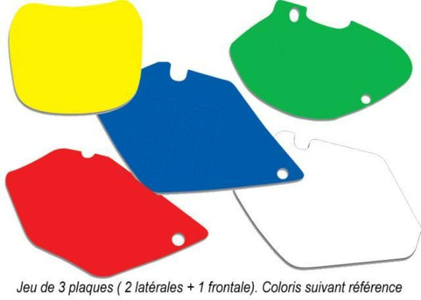 Nálepky Blackbird Plate Green Yamaha YZ250/450F 3223/000008