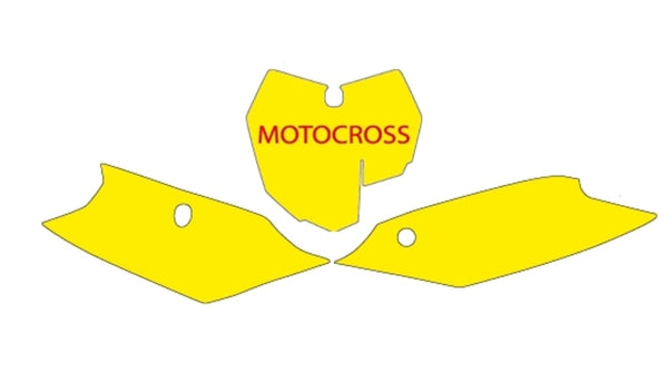 Nálepky Blackbird Plate White KTM SX/SX-F 3519/000005