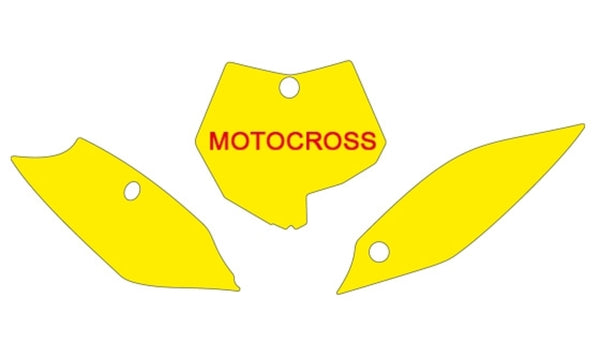 Nálepky Blackbird Plate Blue KTM SX85 3520/000007