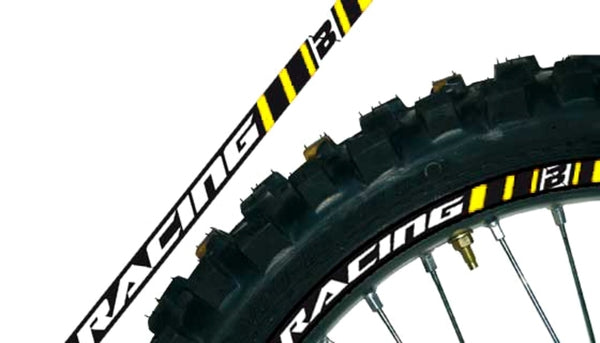 Grafické samolepky na kola Blackbird Yellow Universal 5081/40