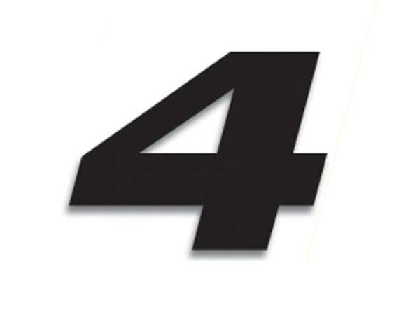 Závod Blackbird Number 4 20x25cm Black 5049/20/4