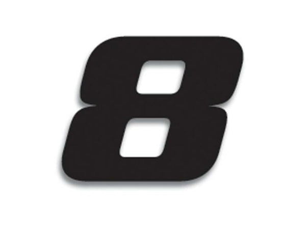 Blackbird Race Number 8 20x25cm Black 5049/20/8