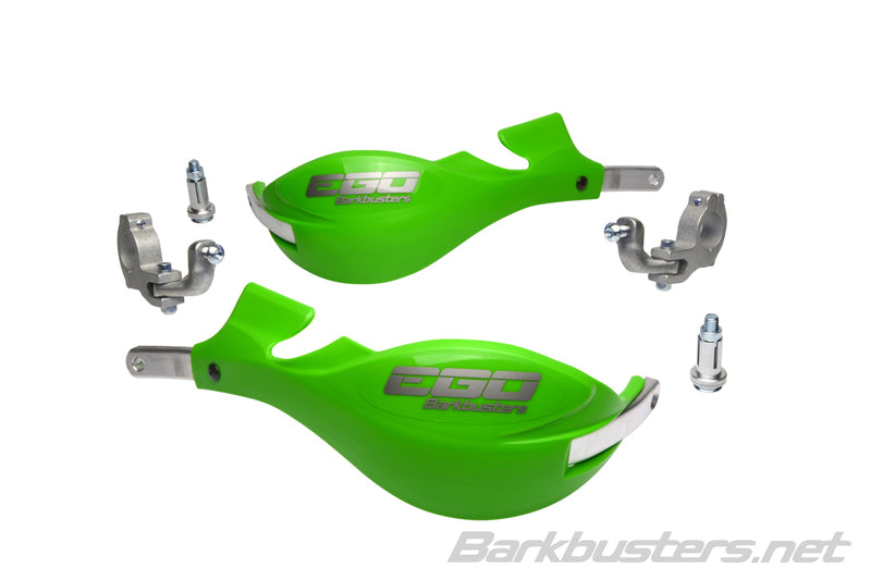 Barkbusters Ego Handguard Two Point Mount Tapered Green Ego-005-02-GR