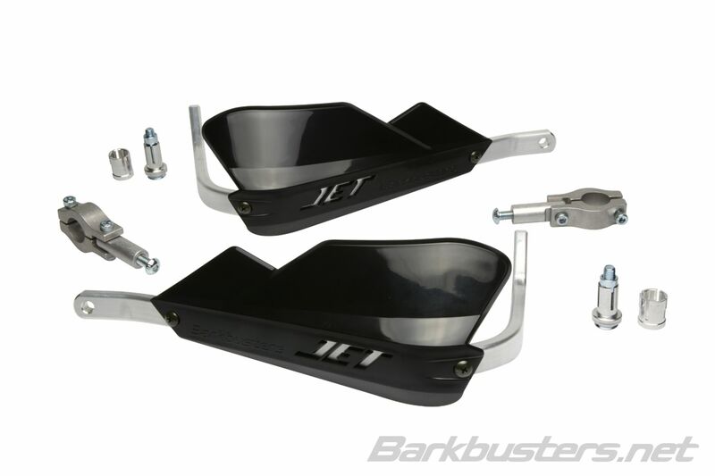 Barkbusters Jet Handguard Two Point Mount rovný Ø22mm Black Jet-001-00-BK