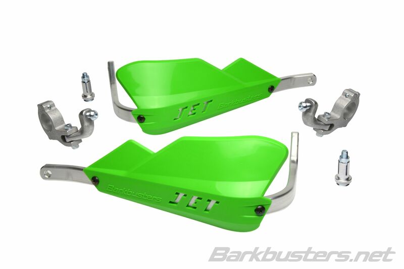 Barkbusters Jet Handguard Nastavil dva bodové kužele zelené Jet-002-02-gr