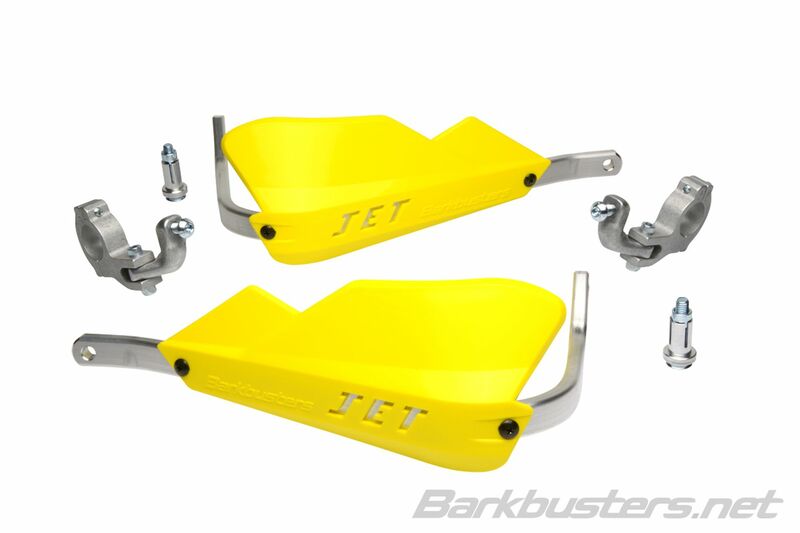 Barkbusters Jet Handguard Nastavil dva bodové kužele žluté Jet-002-02-ye