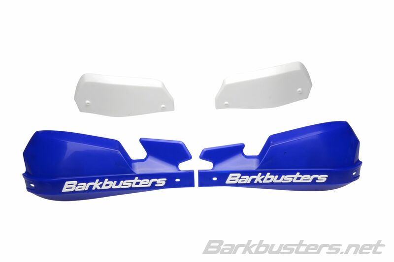 Barkbusters VPS MX Handguard Plastová sada pouze modrá/bílá deflektor VPS-003-01-Bu