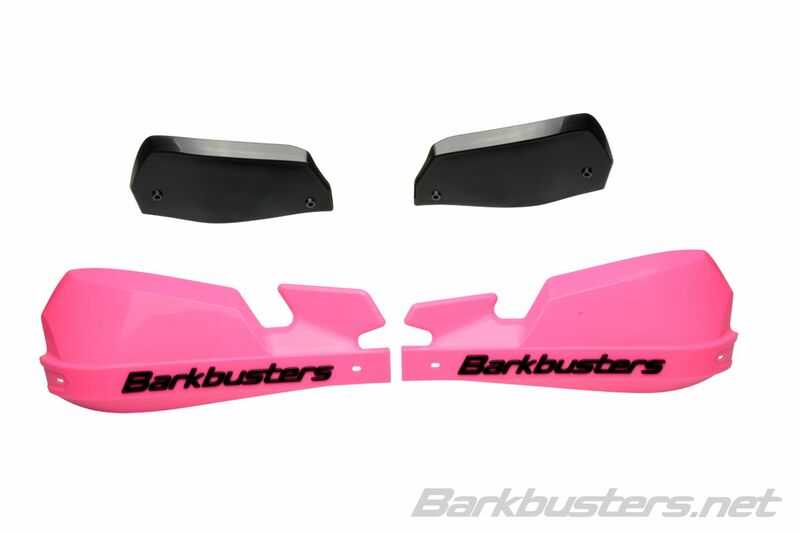 Barkbusters VPS MX Handguard Plastová sada pouze růžová/černý deflektor VPS-003-01-pk