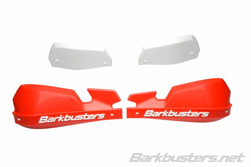 Barkbusters VPS MX Plastová sada Handguard pouze červená/bílá deflektor VPS-003-01 RD