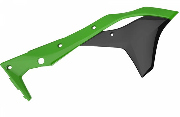 Policejní radiátor pokrývá OEM Color (2017) Green/Kawasaki KX250F 8412300001