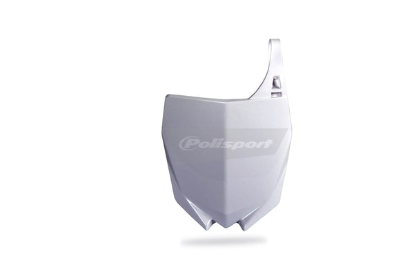 Police Port Front Number Plate White Yamaha 8678400001