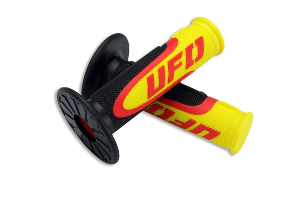 UFO Axiom Triple Hustota Grips Black/Yellow/Red MA01825#102