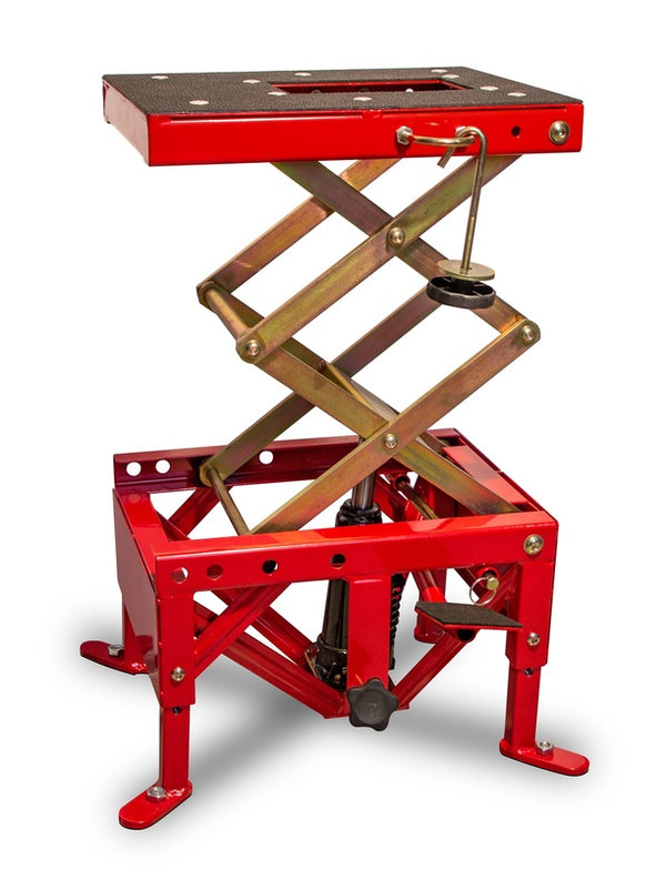 Bihr Hydraulic MX Lift Stand Red (kola není zahrnuta) ST-SMI2091-2T-RED