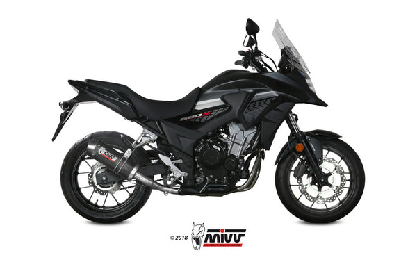 MIVV Oválný tlumič uhlík/uhlíkový konec Honda CB500X H.067.L3C